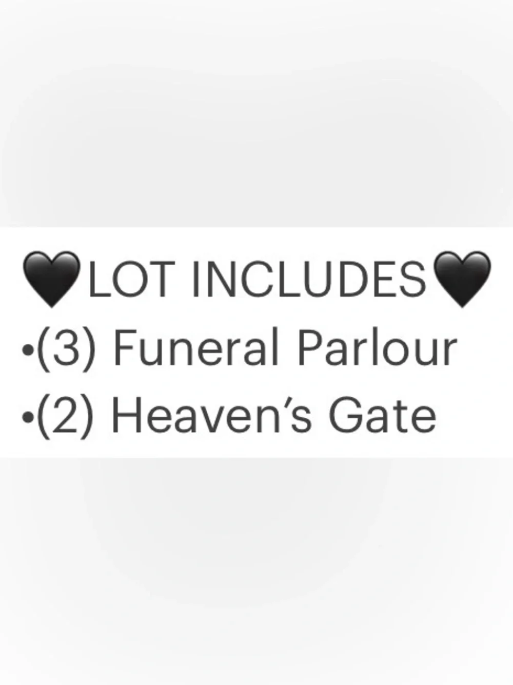 🖤JEFFREE STAR🖤Lot of 5 ‘The Gloss’ in Funeral Parlour & Heaven’s Gate/NIB